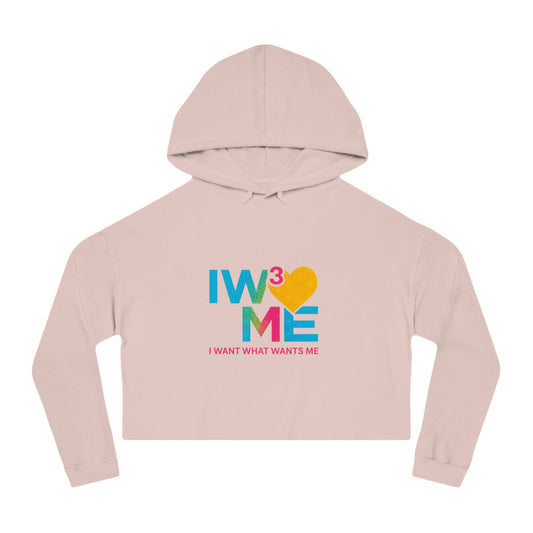 IW3ME Cropped Sweatshirt w/scannable QR-Code