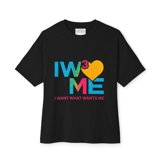 IW3ME Oversized Boxy Tee — Manifesto Edition