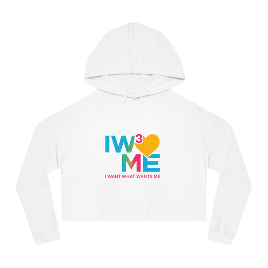 IW3ME Cropped Sweatshirt w/scannable QR-Code