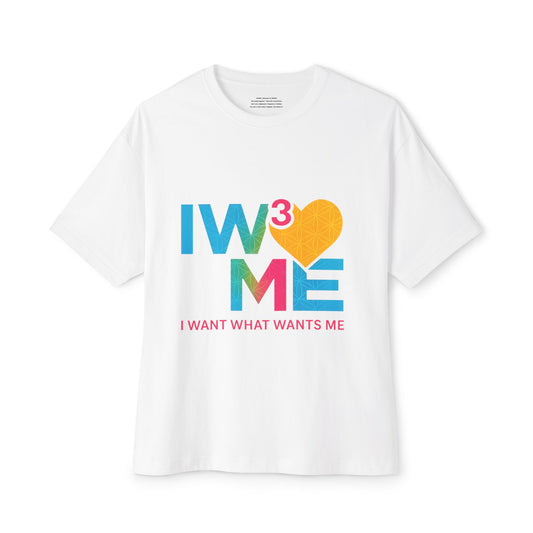 IW3ME Oversized Boxy Tee — Manifesto Edition